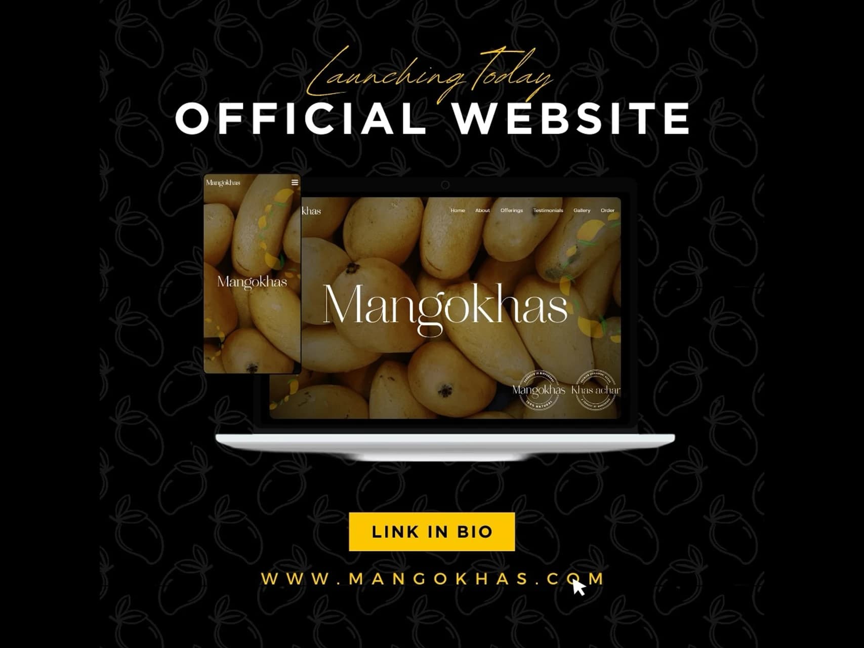 Neatly packed mango boxes ready for delivery